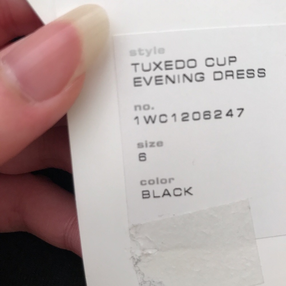 NWT Alexander Wang Tuxedo Cup Gown - Picture 9 of 11